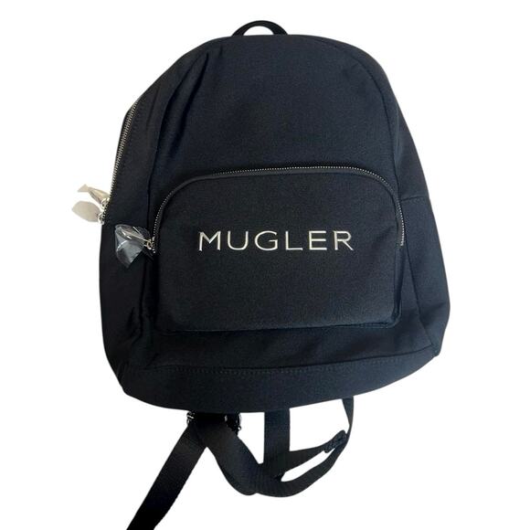 NWOT Mugler Parfums Black Neoprene Backpack – Gift With Purchase - Picture 4 of 10